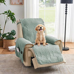 Quilted Recliner Covers, Water-Repellent Recliner Slipcovers, Recliner Covers by Pamhaven