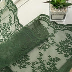 YJ YANJUN Vintage Lace Curtains 108 Inches Long- Victorian Floral Pattern Dark - Image 6