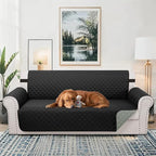 Reversible Couch Cover for 3 Cushion, Pet Friendly Water Repellent Couch Sofa - Image 2