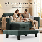 SUNLEI Convertible L-Shaped Sectional Couches - Image 7