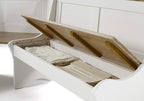 Linon Home Decor Products Sadie Antique White Kitchen Nook - Image 7