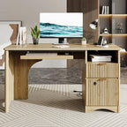 Bestier 55 Inch Wood Computer Desk - Image 2