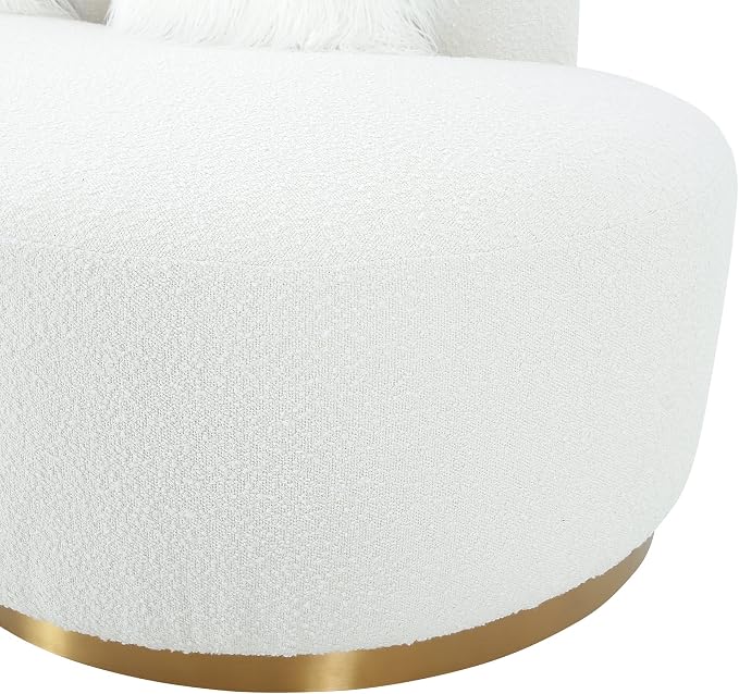 Pasargad Home Simona Collection Curved Sofa - Image 5