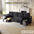 Modular Sectional Sleeper Sofa Bed, Couches - Image 4