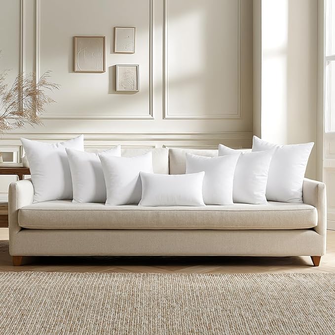 MIULEE 14x20 Throw Pillows Inserts 2 Pack, Decorative Pillows - Image 8