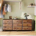 Huuger 9 Drawer Dresser, 55 Inch TV Stand - Image 5