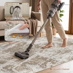 DMOYEST 8x11 Washable Area Rug: Abstract Modern Non-Slip Carpet, Soft Low Pile - Image 6