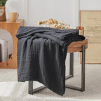 EMME Muslin Blankets for Adults Throw Blanket for Couch Breathable Gauze Soft - Image 2