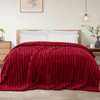 Exclusivo Mezcla Striped Queen Size Fleece Blanket by ExclusivoMezcla