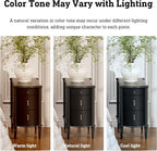 STO'SENSE Nightstand w/Charging Station & 3 Drawers, Pre-Assembled, Vintage - Image 9