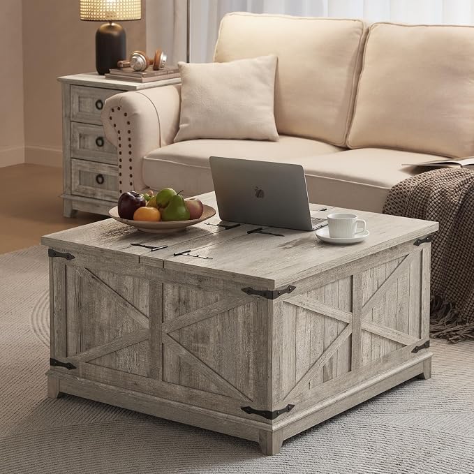 Joaxswe Farmhouse Coffee Table - Image 7