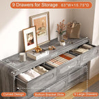 9 Drawer Dresser and Nightstand Sets - Image 4
