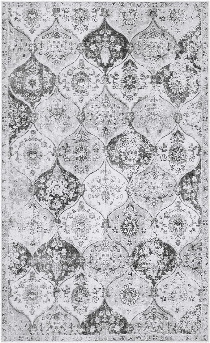 Lahome Moroccan Washable Small Area Rug, 3x5 Rugs by Lahome