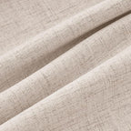 MIULEE 100% Blackout Linen Curtains 42 x 84 Inch Natural 2 Panels | Thermal - Image 9