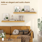 24 Inch Floating Shelves, 12 Inch Deep Floating Shelves - Image 5