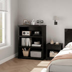 GarveeHome 5 Tier Farmhouse Bookcase, 67.4" Tall Book Shelf - Image 2