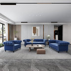 QHITTY 2 Piece Living Room Sofa Set, Sectional Chesterfield Sofa Chair - Image 9