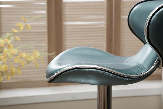 Roundhill Furniture Masaccio Cushioned Leatherette Upholstery Airlift - Image 7