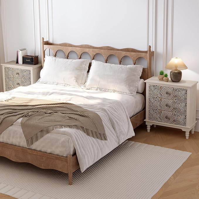 HOMPUS Farmhouse 3-Drawer Dresser - Image 3