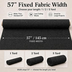 Mini Chenille Linen Blend Upholstery Fabric by the Yard, 57 Inch Wide Soft - Image 3