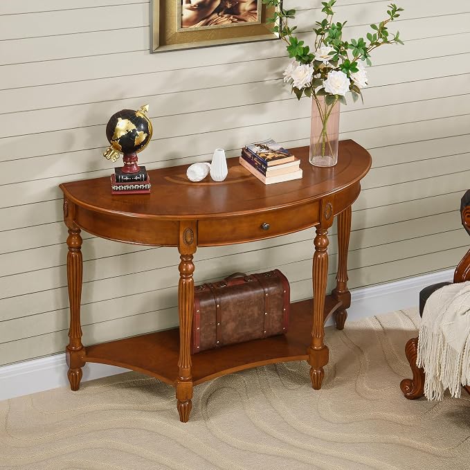 LEEMTORIG Demi Lune Console Table - Image 4