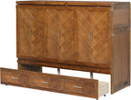 KEIKI Queen Murphy Bed Cabinet - Image 10