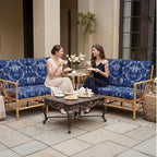 8Pcs Patio Cushion Covers Stretch Outdoor Furniture Protector Slipcovers | - Image 2