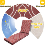 AAAAAcessories Outdoor Chaise Lounge Cushions, Fade-Resistant, Waterproof Patio - Image 2
