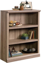 Sauder Miscellaneous Storage 3-Shelf Bookcase/ Book shelf, Salt Oak finish - Image 4