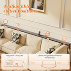 SUPERJARE 118.1 Inch Sofa Table - Image 6