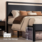 Z-hom Upgraded King Size Bed Frame, Heavy Duty Metal Sturdy King Bed Frame - Image 5