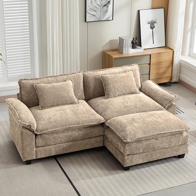 Oprisen 86" Modular Sectional Sofa, Comfy Cloud Couch Sectional Sofa by Oprisen