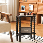Veegle Narrow Side Table, Small End Table - Image 3