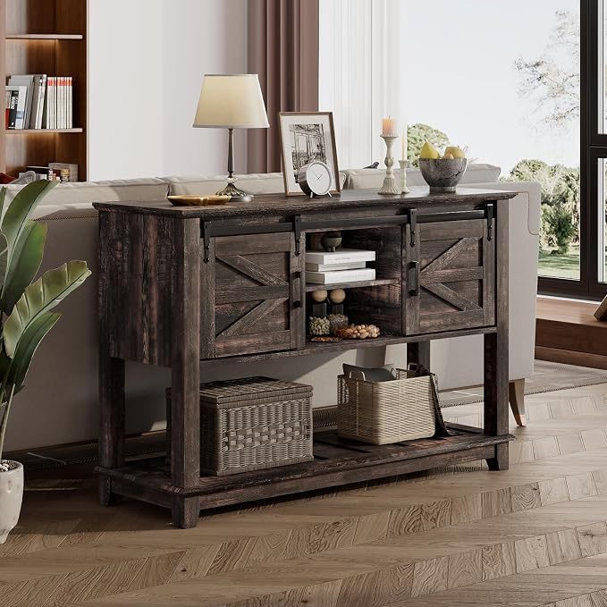 LUXOAK Farmhouse Entryway Table by LUXOAKAddMoreStyletoHome