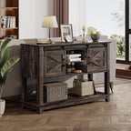 LUXOAK Farmhouse Entryway Table by LUXOAKAddMoreStyletoHome