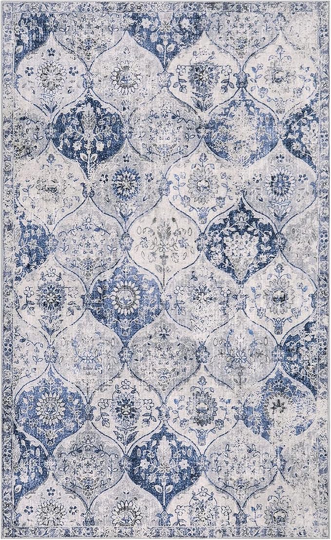 Lahome Moroccan Washable Small Area Rug, 3x5 Rugs by Lahome