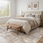 UERMEI Square Area Rugs : Washable 10x10 Neutral Modern Abstract Carpet - Image 4
