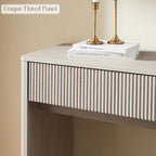 OKD 63" Fluted Console Table for Entryway, Modern Entryway Table - Image 6