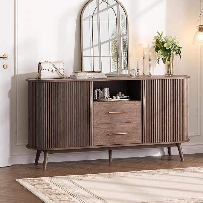 JOINICE 63" Fluted Storage Cabinet - Image 9