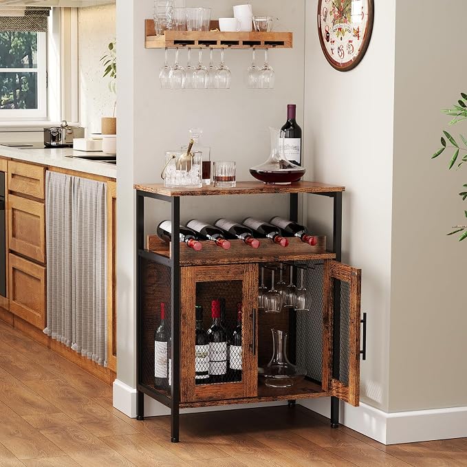X-cosrack Wine Bar Rack Cabinet - Image 6