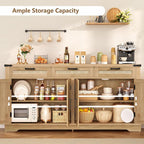 usikey 61” Large Buffet Cabinet - Image 4