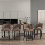 VKNOW Bar Stools Set of 4, Modern Counter Stools - Image 3