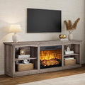 AMERLIFE 70" Farmhouse Fireplace TV Stand by AMERLIFE