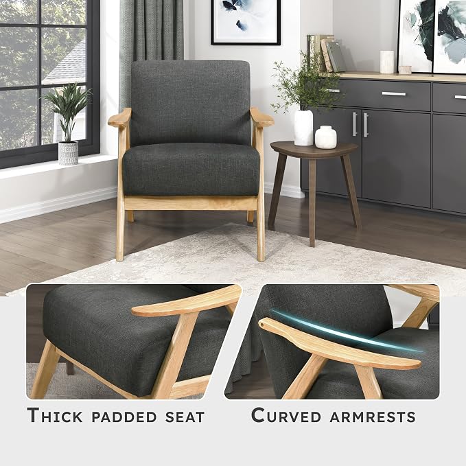 Lexicon Mid Century Modern Accent Chair - Image 3