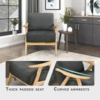 Lexicon Mid Century Modern Accent Chair - Image 3