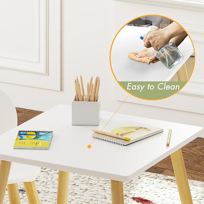 UTEX Kids Table with 2 Chairs Set - Image 7