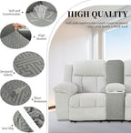 100% Waterproof Sectional Recliner Couch Covers - Image 4