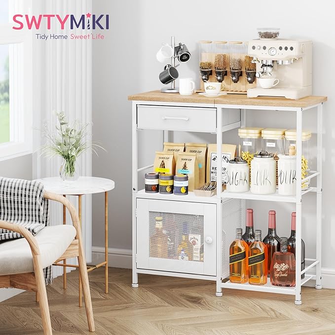 SWTYMIKI Coffee Bar Cabinet for Home - Image 3