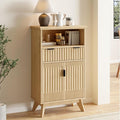 Fatmok Buffet Cabinet with Storage, Wood Buffet Sideboard Console Table by Fatmok