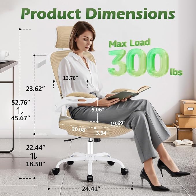 AreShark Office Chair Ergonomic Desk Chairs - Image 3